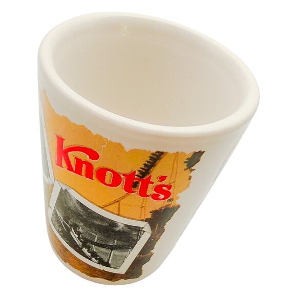 Knott's Berry Farm Amusement Park Silver Bullet Set of 2 Souvenir Shot Glasses - Picture 6 of 6